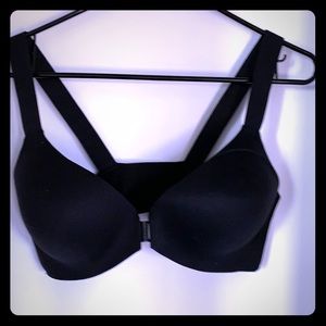 NWOT Spanx black bra 36D
